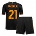 AS Roma Paulo Dybala #21 Replika Babykläder Tredje matchkläder barn 2023-24 Korta ärmar (+ Korta byxor)